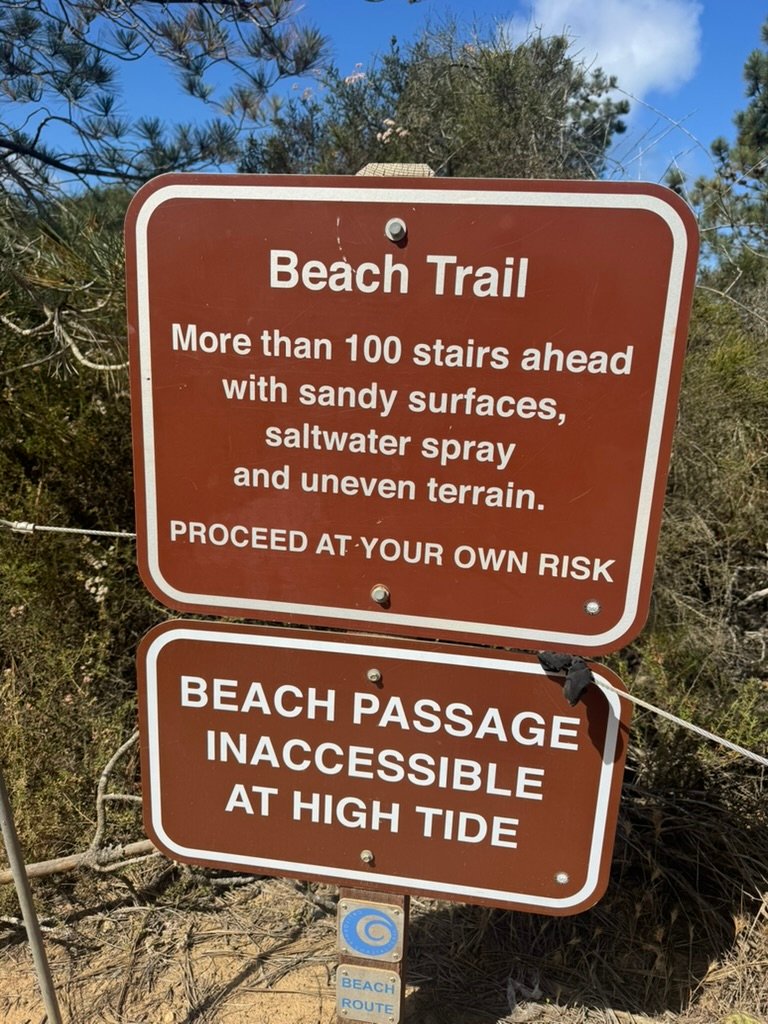 Beach Trail Sign